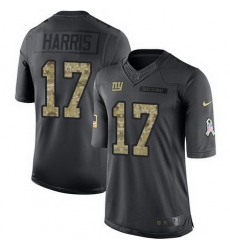 Nike Giants #17 Dwayne Harris Black Mens Stitched NFL Limited 2016 Salute to Service Jersey Nike Giants #17 Dwayne Harris Black Mens Stitched NFL Limited 2016 Salute to Service Jersey
