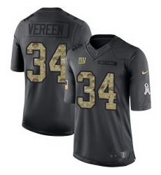 Nike Giants #34 Shane Vereen Black Mens Stitched NFL Limited 2016 Salute to Service Jersey Nike Giants #34 Shane Vereen Black Mens Stitched NFL Limited 2016 Salute to Service Jersey