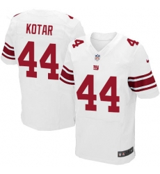 Nike Giants #44 Doug Kotar White Mens Stitched NFL Elite Jersey Nike Giants #44 Doug Kotar White Mens Stitched NFL Elite Jersey