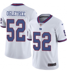 Nike Giants #52 Alec Ogletree White Mens Stitched NFL Limited Rush Jersey Nike Giants #52 Alec Ogletree White Mens Stitched NFL Limited Rush Jersey