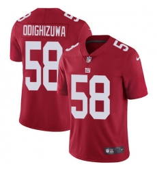 Nike Giants #58 Owa Odighizuwa Red Alternate Mens Stitched NFL Vapor Untouchable Limited Jersey Nike Giants #58 Owa Odighizuwa Red Alternate Mens Stitched NFL Vapor Untouchable Limited Jersey