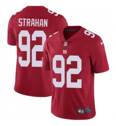 Nike Giants #92 Michael Strahan Red Alternate Mens Stitched NFL Vapor Untouchable Limited Jersey Nike Giants #92 Michael Strahan Red Alternate Mens Stitched NFL Vapor Untouchable Limited Jersey