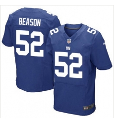 Nike New York Giants #52 Jon Beason Royal Blue Team Color Mens Stitched NFL Elite Jersey Nike New York Giants #52 Jon Beason Royal Blue Team Color Mens Stitched NFL Elite Jersey