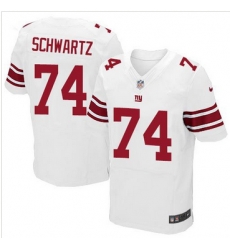 Nike New York Giants #74 Geoff Schwartz White Men 27s Stitched NFL Elite Jersey Nike New York Giants #74 Geoff Schwartz White Men 27s Stitched NFL Elite Jersey