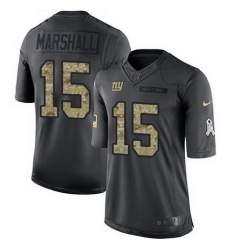 Nike Giants #15 Brandon Marshall Black Youth Stitched NFL Limited 2016 Salute to Service Jersey Nike Giants #15 Brandon Marshall Black Youth Stitched NFL Limited 2016 Salute to Service Jersey