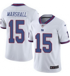 Nike Giants #15 Brandon Marshall White Youth Stitched NFL Limited Rush Jersey Nike Giants #15 Brandon Marshall White Youth Stitched NFL Limited Rush Jersey