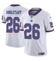 Youth New York Giants 26 Devin Singletary White Color Rush Limited Stitched Jersey Youth New York Giants 26 Devin Singletary White Color Rush Limited Stitched Jersey