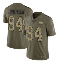 Youth Nike Giants #94 Dalvin Tomlinson Olive Camo Stitched NFL Limited 2017 Salute to Service Jersey Youth Nike Giants #94 Dalvin Tomlinson Olive Camo Stitched NFL Limited 2017 Salute to Service Jersey