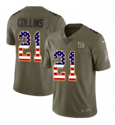 Youth Nike New York Giants 21 Landon Collins Limited OliveUSA Flag 2017 Salute to Service NFL Jersey Youth Nike New York Giants 21 Landon Collins Limited OliveUSA Flag 2017 Salute to Service NFL Jersey