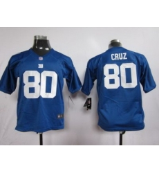Youth Nike New York Giants #80 Victor Cruz Blue Nike NFL Jerseys Youth Nike New York Giants #80 Victor Cruz Blue Nike NFL Jerseys