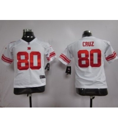 Youth Nike New York Giants #80 Victor Cruz White Nike NFL Jerseys Youth Nike New York Giants #80 Victor Cruz White Nike NFL Jerseys