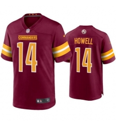 Men Washington Commanders 14 Sam Howell 2022 Burgundy Game Stitched Jersey Men Washington Commanders 14 Sam Howell 2022 Burgundy Game Stitched Jersey