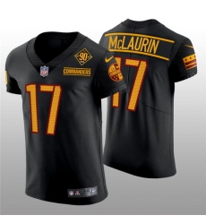 Men Washington Commanders 17 Terry McLaurin 90th Anniversary Black Elite Stitched Jersey Men Washington Commanders 17 Terry McLaurin 90th Anniversary Black Elite Stitched Jersey
