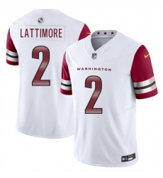 Men Washington Commanders 2 Marshon Lattimore White 2025 F U S E Vapor Limited Stitched Football Jersey Men Washington Commanders 2 Marshon Lattimore White 2025 F U S E Vapor Limited Stitched Football Jersey