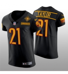 Men Washington Commanders 21 Sean Taylor 90th Anniversary Black Elite Stitched Jersey Men Washington Commanders 21 Sean Taylor 90th Anniversary Black Elite Stitched Jersey