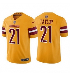 Men Washington Commanders 21 Sean Taylor Gold Vapor Untouchable Stitched Football jersey Men Washington Commanders 21 Sean Taylor Gold Vapor Untouchable Stitched Football jersey