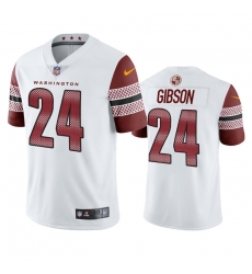 Men Washington Commanders 24 Antonio Gibson 2022 Burgundy Game Stitched Jersey White Men Washington Commanders 24 Antonio Gibson 2022 Burgundy Game Stitched Jersey White