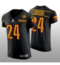 Men Washington Commanders 24 Antonio Gibson 90th Anniversary Black Elite Stitched Jersey Men Washington Commanders 24 Antonio Gibson 90th Anniversary Black Elite Stitched Jersey