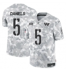 Men Washington Commanders 5 Jayden Daniels 2024 F U S E Arctic Camo Salute To Service Limited Stitched Football Jersey Men Washington Commanders 5 Jayden Daniels 2024 F U S E Arctic Camo Salute To Service Limited Stitched Football Jersey