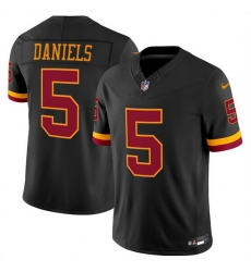 Men Washington Commanders 5 Jayden Daniels Black 2026 F U S E Hail Raiser Alternate Vapor Limited Stitched Football Jersey Men Washington Commanders 5 Jayden Daniels Black 2026 F U S E Hail Raiser Alternate Vapor Limited Stitched Football Jersey