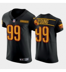 Men Washington Commanders 99 Chase Young Black Elite Stitched jersey Men Washington Commanders 99 Chase Young Black Elite Stitched jersey