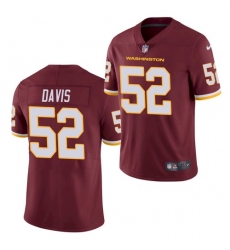 Men Washington Football Team 52 Jamin Davis Burgundy 2021 Vapor Untouchable Nike Limited Jersey Men Washington Football Team 52 Jamin Davis Burgundy 2021 Vapor Untouchable Nike Limited Jersey