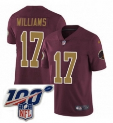 Mens Nike Washington Redskins 17 Doug Williams Burgundy RedGold Number Alternate 80TH Anniversary Vapor Untouchable Limited Stitched 100th anniversary Neck Mens Nike Washington Redskins 17 Doug Williams Burgundy RedGold Number Alternate 80TH Anniversary Vapor Untouchable Limited Stitched 100th anniversary Neck