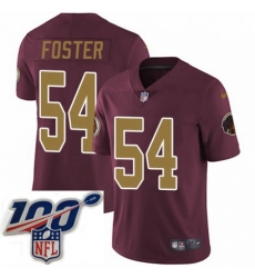 Mens Nike Washington Redskins 54 Mason Foster Burgundy RedGold Number Alternate 80TH Anniversary Vapor Untouchable Limited Stitched 100th anniversary Neck Mens Nike Washington Redskins 54 Mason Foster Burgundy RedGold Number Alternate 80TH Anniversary Vapor Untouchable Limited Stitched 100th anniversary Neck