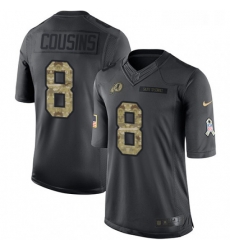 Mens Nike Washington Redskins 8 Kirk Cousins Limited Black 2016 Salute to Service NFL Jersey Mens Nike Washington Redskins 8 Kirk Cousins Limited Black 2016 Salute to Service NFL Jersey