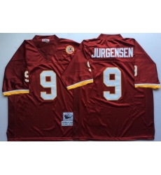 Mitchell And Ness Redskins #9 sonny jurgensen Red Throwback Stitched NFL Jersey Mitchell And Ness Redskins #9 sonny jurgensen Red Throwback Stitched NFL Jersey