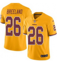 Nike Redskins #26 Bashaud Breeland Gold Mens Stitched NFL Limited Rush Jersey Nike Redskins #26 Bashaud Breeland Gold Mens Stitched NFL Limited Rush Jersey