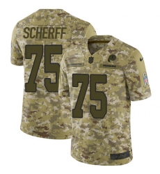 Nike Redskins #75 Brandon Scherff Camo Men Stitched NFL Limited 2018 Salute To Service Jersey Nike Redskins #75 Brandon Scherff Camo Men Stitched NFL Limited 2018 Salute To Service Jersey