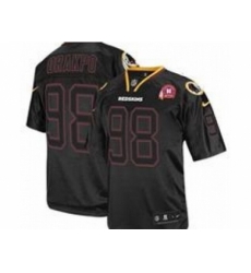 Nike Washington Redskins 98 Brian Orakpo Black Elite Lights Out 80TH Patch NFL Jersey Nike Washington Redskins 98 Brian Orakpo Black Elite Lights Out 80TH Patch NFL Jersey