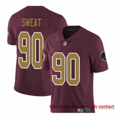 Redskins 90 Montez Sweat Burgundy Red Alternate Men Stitched Football Vapor Untouchable Limited Jersey Redskins 90 Montez Sweat Burgundy Red Alternate Men Stitched Football Vapor Untouchable Limited Jersey