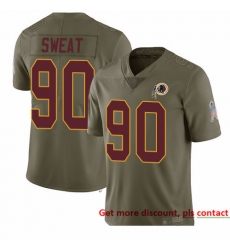 Redskins 90 Montez Sweat Olive Men Stitched Football Limited 2017 Salute To Service Jersey Redskins 90 Montez Sweat Olive Men Stitched Football Limited 2017 Salute To Service Jersey