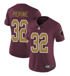 Nike Redskins #32 Samaje Perine Burgundy Red Alternate Womens Stitched NFL Vapor Untouchable Limited Jersey Nike Redskins #32 Samaje Perine Burgundy Red Alternate Womens Stitched NFL Vapor Untouchable Limited Jersey