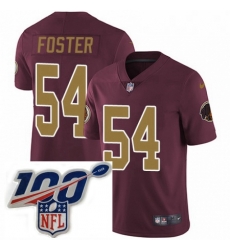 Youth Nike Washington Redskins 54 Mason Foster Burgundy RedGold Number Alternate 80TH Anniversary Vapor Untouchable Limited Stitched 100th anniversary Neck Youth Nike Washington Redskins 54 Mason Foster Burgundy RedGold Number Alternate 80TH Anniversary Vapor Untouchable Limited Stitched 100th anniversary Neck