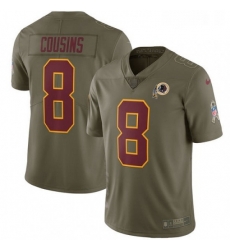 Youth Nike Washington Redskins 8 Kirk Cousins Limited Olive 2017 Salute to Service NFL Jersey Youth Nike Washington Redskins 8 Kirk Cousins Limited Olive 2017 Salute to Service NFL Jersey