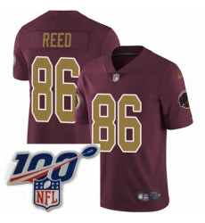 Youth Nike Washington Redskins 86 Jordan Reed Burgundy RedGold Number Alternate 80TH Anniversary Vapor Untouchable Limited Stitched 100th anniversary Neck Youth Nike Washington Redskins 86 Jordan Reed Burgundy RedGold Number Alternate 80TH Anniversary Vapor Untouchable Limited Stitched 100th anniversary Neck
