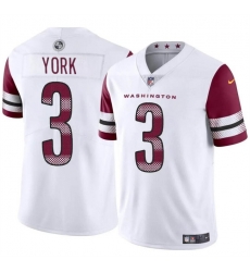 Youth Washington Commanders 3 Cade York White 2024 Vapor Limited Stitched Football Jersey Youth Washington Commanders 3 Cade York White 2024 Vapor Limited Stitched Football Jersey