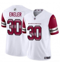 Youth Washington Commanders 30 Austin Ekeler White 2023 F U S E Vapor Limited Stitched Football Jersey Youth Washington Commanders 30 Austin Ekeler White 2023 F U S E Vapor Limited Stitched Football Jersey