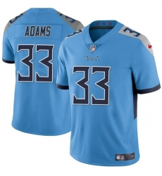 Men Tennessee Titans 33 Jamal Adams Blue Vapor Limited Stitched Football Jersey Men Tennessee Titans 33 Jamal Adams Blue Vapor Limited Stitched Football Jersey