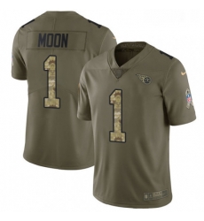 Mens Nike Tennessee Titans 1 Warren Moon Limited OliveCamo 2017 Salute to Service NFL Jersey Mens Nike Tennessee Titans 1 Warren Moon Limited OliveCamo 2017 Salute to Service NFL Jersey