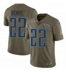 Mens Nike Tennessee Titans 22 Derrick Henry Limited Olive 2017 Salute to Service NFL Jersey Mens Nike Tennessee Titans 22 Derrick Henry Limited Olive 2017 Salute to Service NFL Jersey