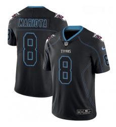 Mens Nike Tennessee Titans 8 Marcus Mariota Limited Lights Out Black Rush NFL Jersey Mens Nike Tennessee Titans 8 Marcus Mariota Limited Lights Out Black Rush NFL Jersey