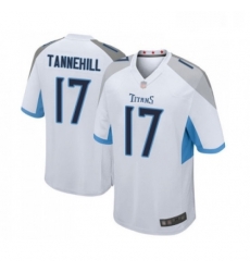 Mens Tennessee Titans 17 Ryan Tannehill Game White Football Jersey Mens Tennessee Titans 17 Ryan Tannehill Game White Football Jersey