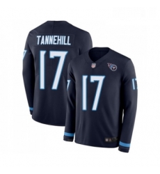 Mens Tennessee Titans 17 Ryan Tannehill Limited Navy Blue Therma Long Sleeve Football Jersey Mens Tennessee Titans 17 Ryan Tannehill Limited Navy Blue Therma Long Sleeve Football Jersey
