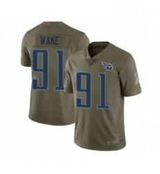Mens Tennessee Titans 91 Cameron Wake Limited Olive 2017 Salute to Service Football Jersey Mens Tennessee Titans 91 Cameron Wake Limited Olive 2017 Salute to Service Football Jersey