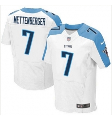 Nike Tennessee Titans #7 Zach Mettenberger White Mens Stitched NFL Elite Jersey Nike Tennessee Titans #7 Zach Mettenberger White Mens Stitched NFL Elite Jersey