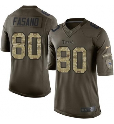 Nike Titans #80 Anthony Fasano Green Mens Stitched NFL Limited Salute to Service Jersey Nike Titans #80 Anthony Fasano Green Mens Stitched NFL Limited Salute to Service Jersey
